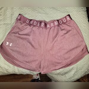Under Armour Women's Mauve Athletic Shorts